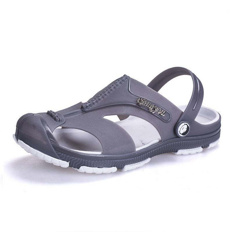 Мужская мода Тапочки квартиры,пляж сандалии Men's Fashion Crocs Sandals Slippers - Image 4