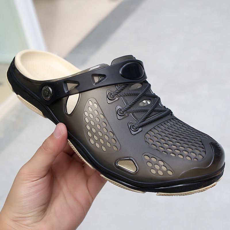 Обувь Сандалии и Тапочки Мужская Обувь Sandals for Men Shoes Hole and Slippers - Image 2