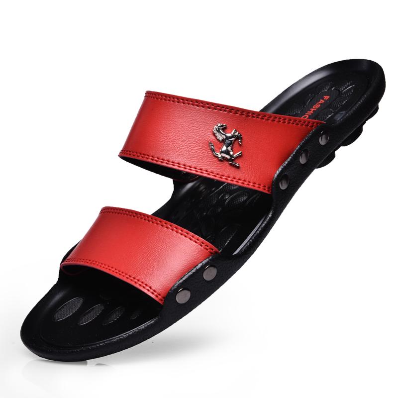 Летняя модная Обувь Мужские Сандалии Summer Fashion Shoes Men's Sandals - Image 3