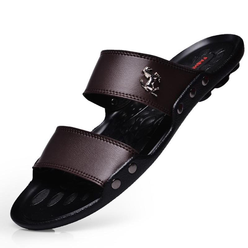 Летняя модная Обувь Мужские Сандалии Summer Fashion Shoes Men's Sandals - Image 4