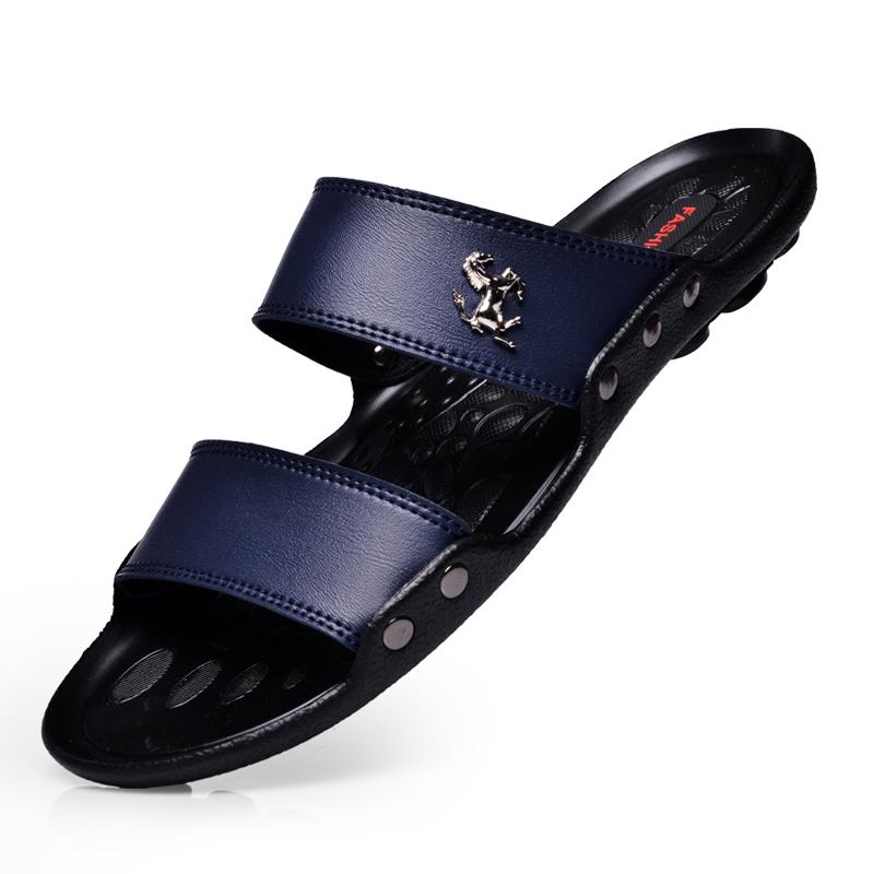 Летняя модная Обувь Мужские Сандалии Summer Fashion Shoes Men's Sandals - Image 2