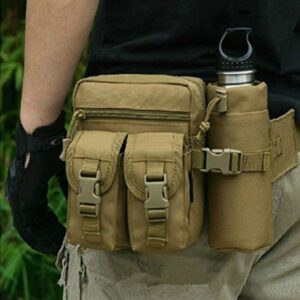 Men's Tactical Casual Fanny Packs Nylon Pouch Waist Bag
