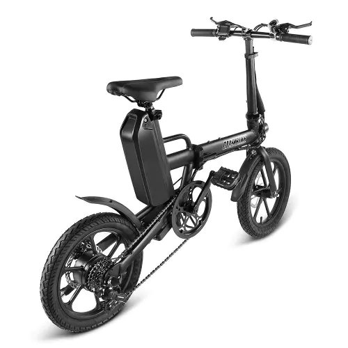 CMSBIKE F16-PLUS 250W 13Ah Черный 16 дюймов Складной электрический велосипед 25 км / ч 80 км Пробег Интеллектуальная система переменной скорости CMSBIKE F16-PLUS 250W 13Ah Черный 16 дюймов Складной электрический велосипед 25 км / ч 80 км Пробег Интеллектуальная система переменной скорости — изображение 8