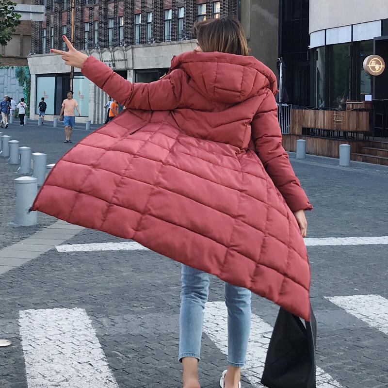 Пуховик с утолщением и удлинением Down Jacket Coat Fit Women - Image 2