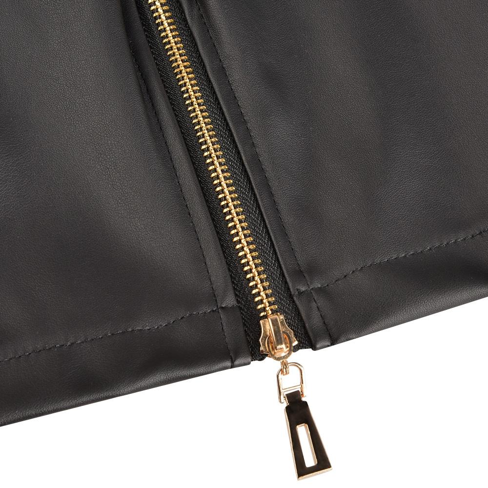 Women PU Leather Skirt High Waist Women PU Leather Skirt High Waist - Image 2