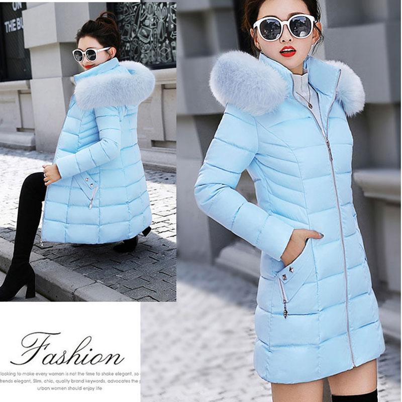 Женские зимние повседневные длинные пальто Women's Winter Casual Long Coats - Image 15
