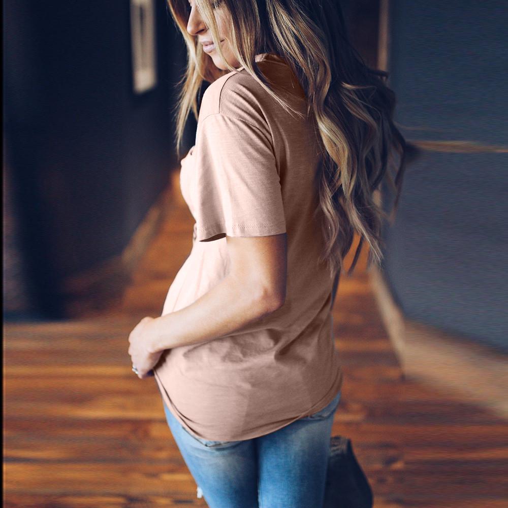 Женская блузка блузка с v-образным вырезом Women's Blouse Short Sleeve Choker V-Neck - Image 3