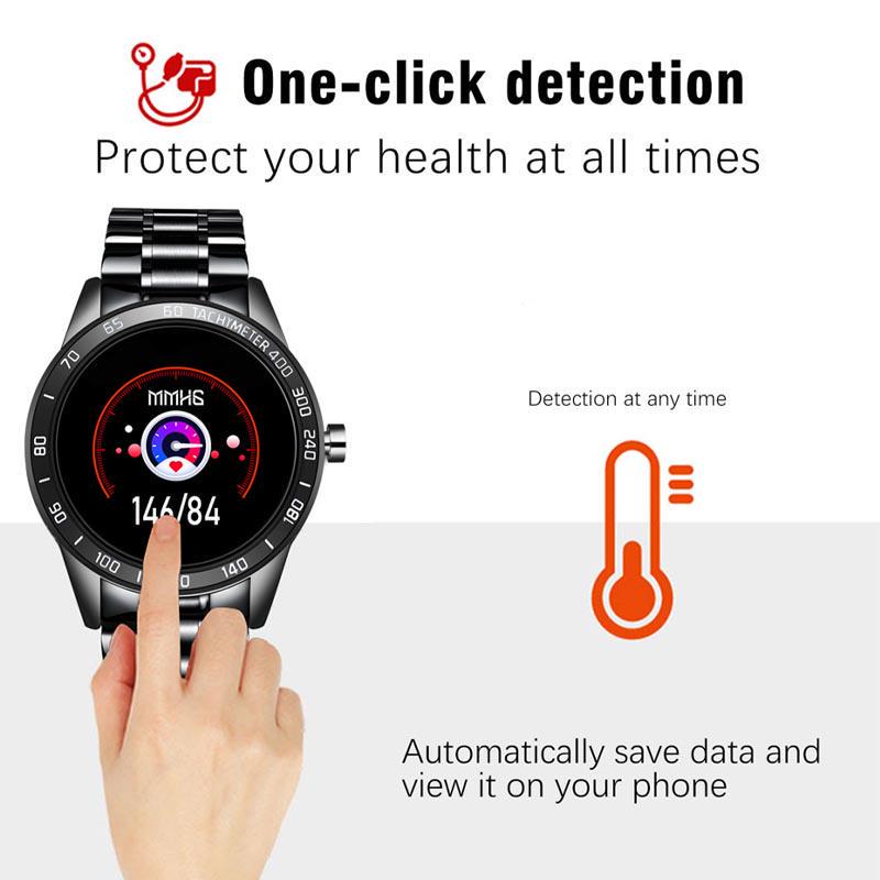 Smart Watch Men's Heart Rate Blood Pressure Monitor Sport Waterproof Smart Watch Men's Heart Rate Blood Pressure Monitor Sport Waterproof - Image 2