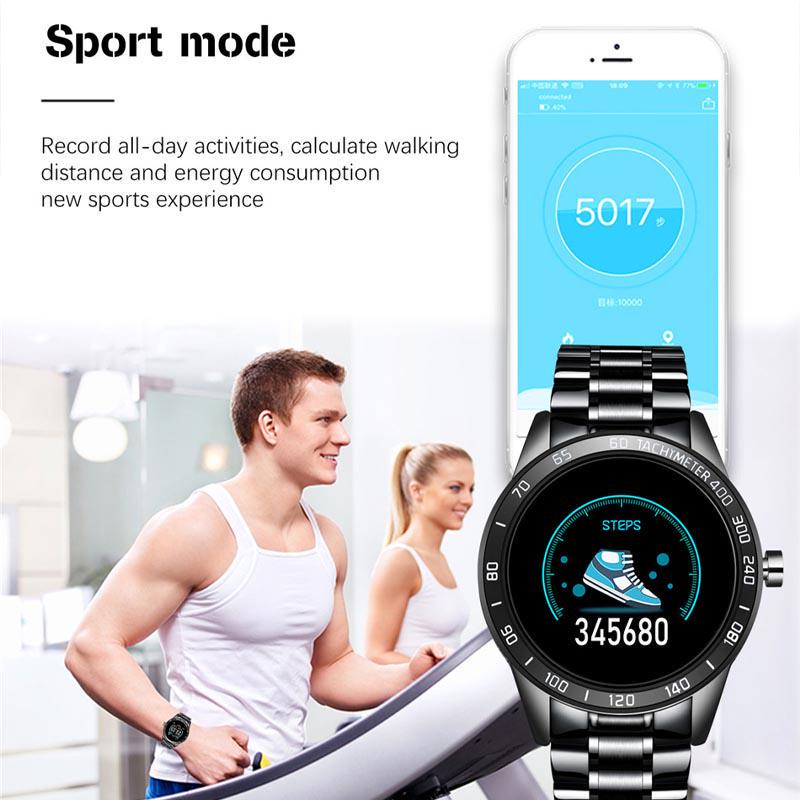 Smart Watch Men's Heart Rate Blood Pressure Monitor Sport Waterproof Smart Watch Men's Heart Rate Blood Pressure Monitor Sport Waterproof - Image 4