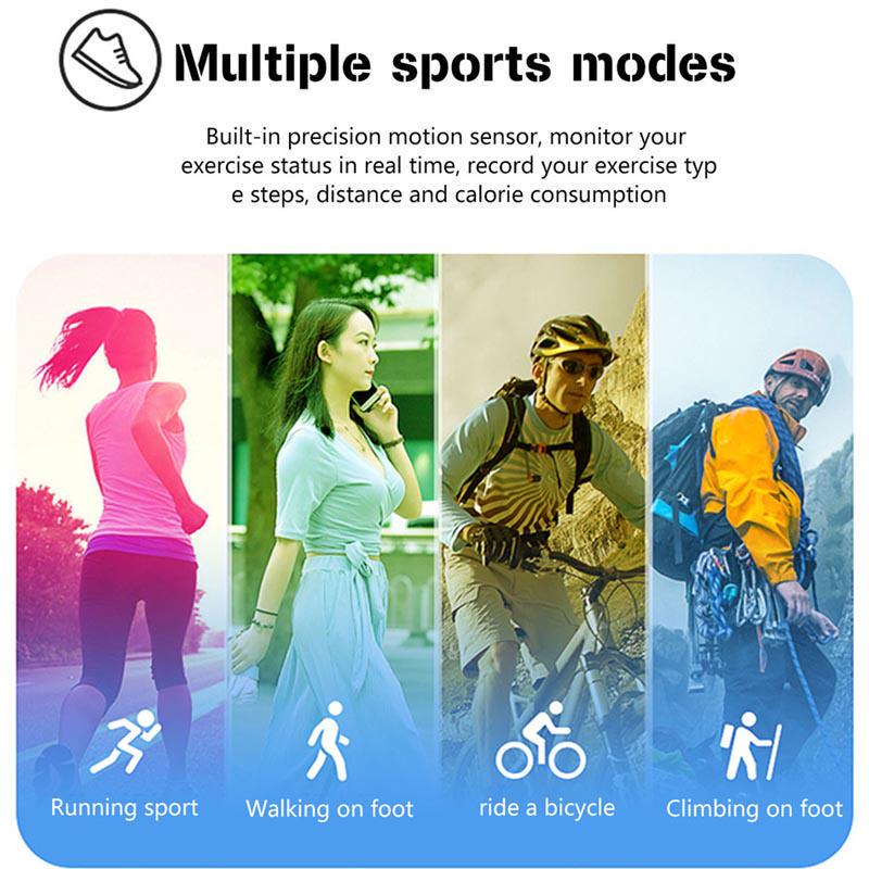 Smart Watch Men's Heart Rate Blood Pressure Monitor Sport Waterproof Smart Watch Men's Heart Rate Blood Pressure Monitor Sport Waterproof - Image 5