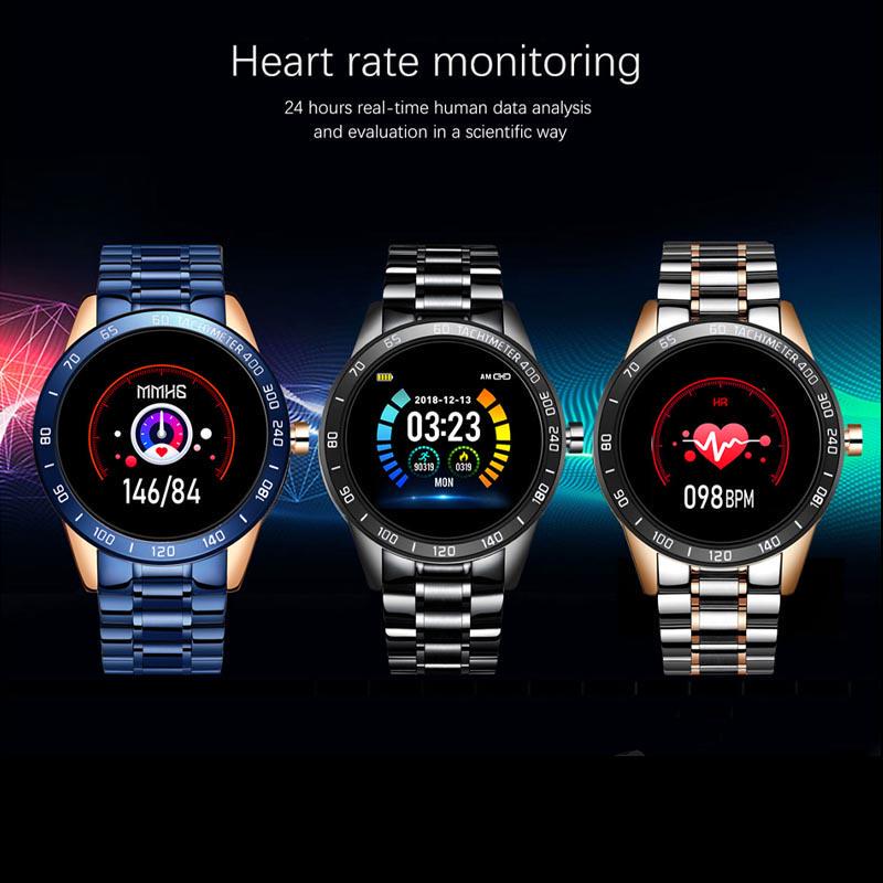 Smart Watch Men's Heart Rate Blood Pressure Monitor Sport Waterproof Classic men's timepiece
