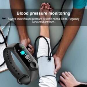 Smart Watch Blood Pressure Monitoring Slim profile smart band