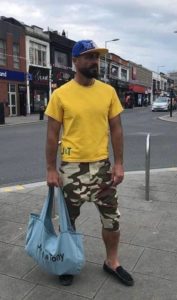 Casual shorts ensemble