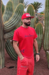 a big fan of fashion red t shirt