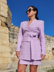 Be proud of your style pink suit womens