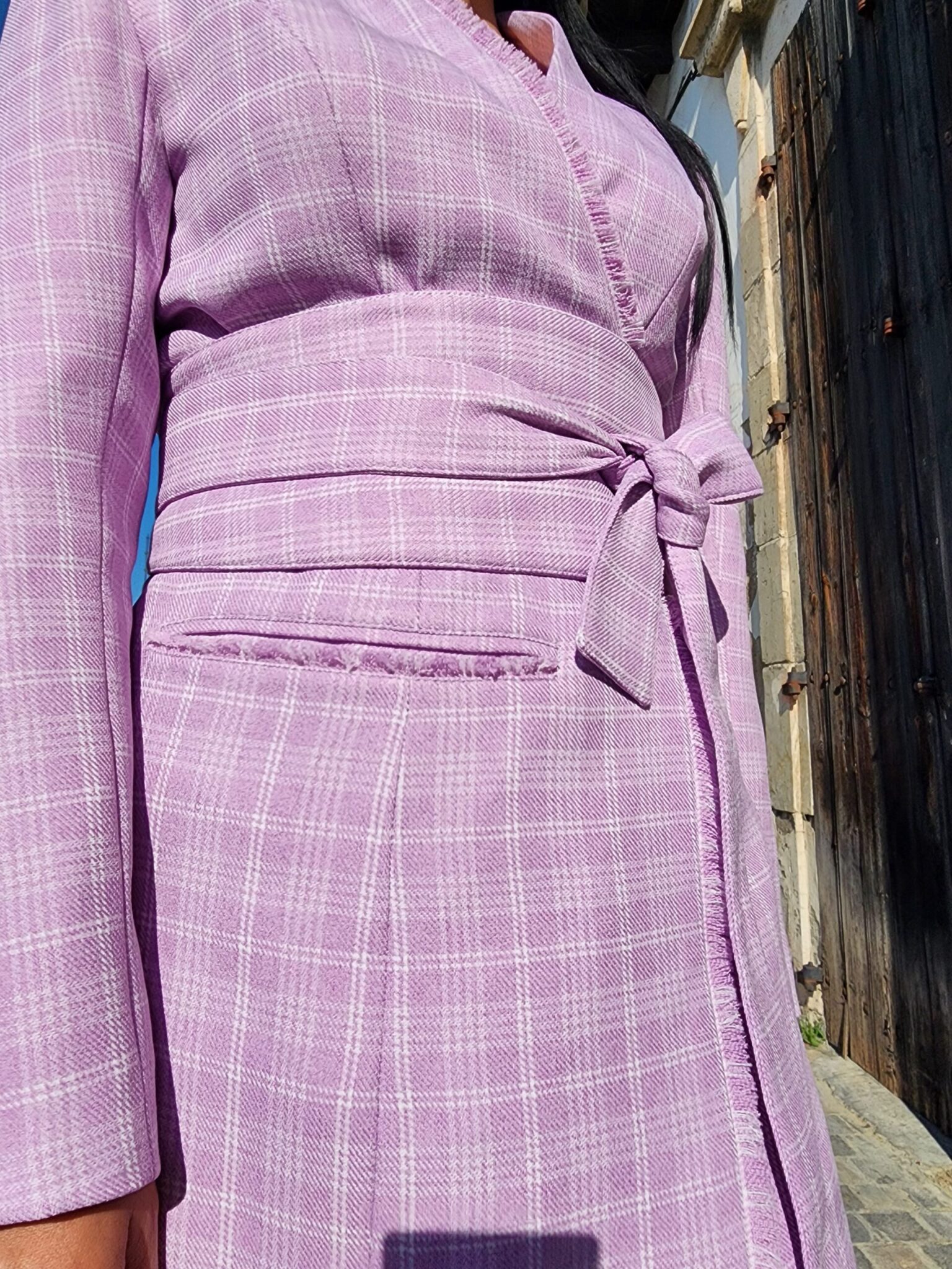 Women's jacket and skirt пиджак с поясом