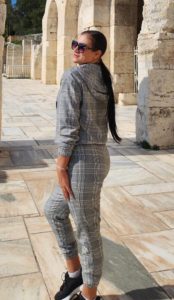 stylish and elegant ensemble Sporty loungewear for women
